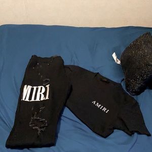 Amiri Jean (32 waist) & Amiri T-shirt (Medium)…